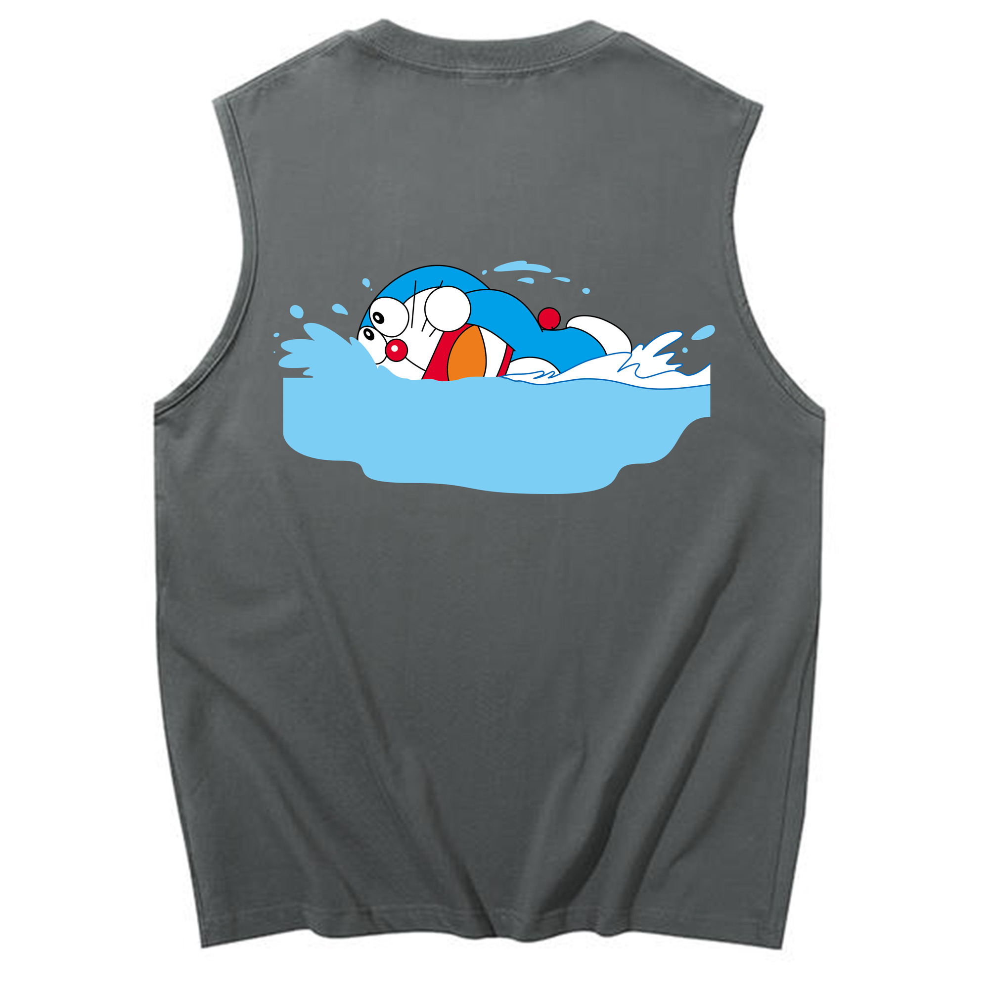 （画像用） ドラえもん Doraemon コットン100％タンクトップ（背面プリント）